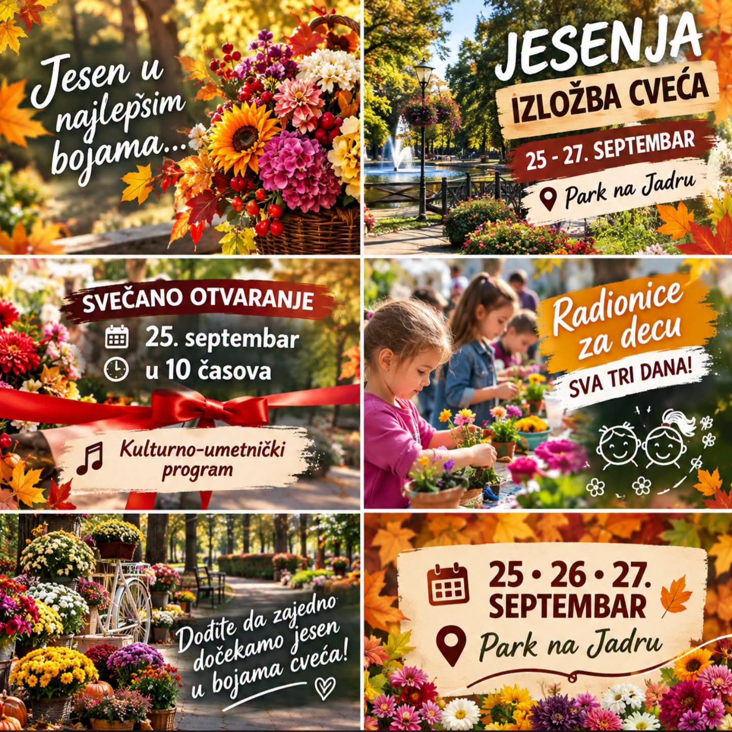 Jesen u najlepšim bojama – Jesenja izložba cveća!